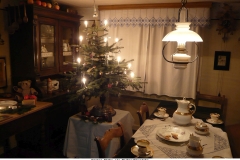 Uromas Küche als Weihnachtsstube